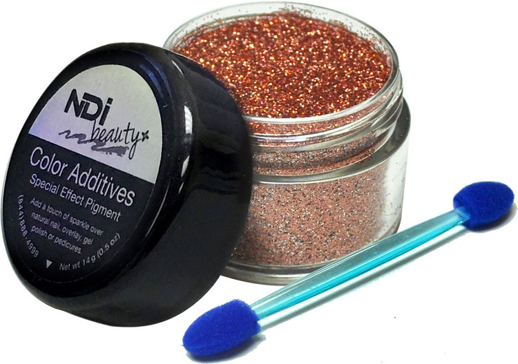 NDI beauty Holographic Glitter Orbit Orange - .5oz