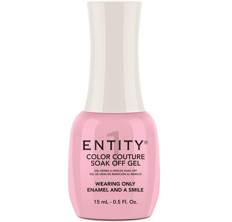 Entity Color Couture Soak Off Gel WEARING ONLY ENAMEL AND A SMILE - 15 mL / .5 fl oz