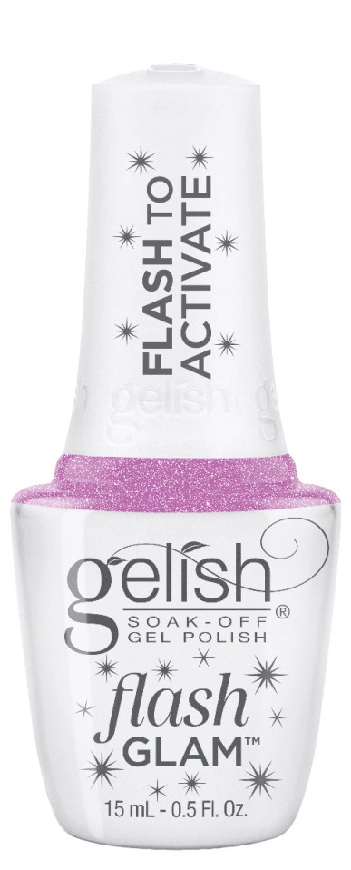 Gelish flash GLAM Glitter Gel Polish One Click At A Time - 15 mL / .5 fl oz