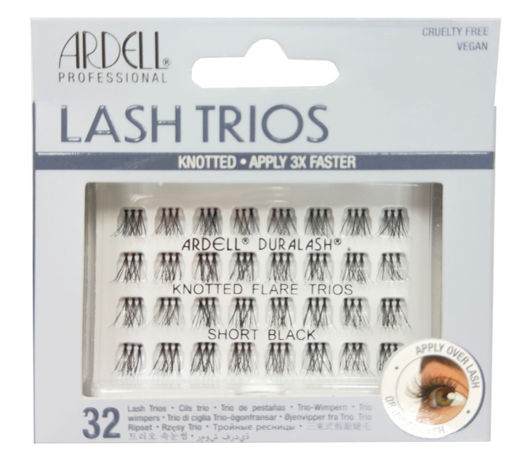 Ardell Duralash Individuals - Knotted Flare Trios Short Black