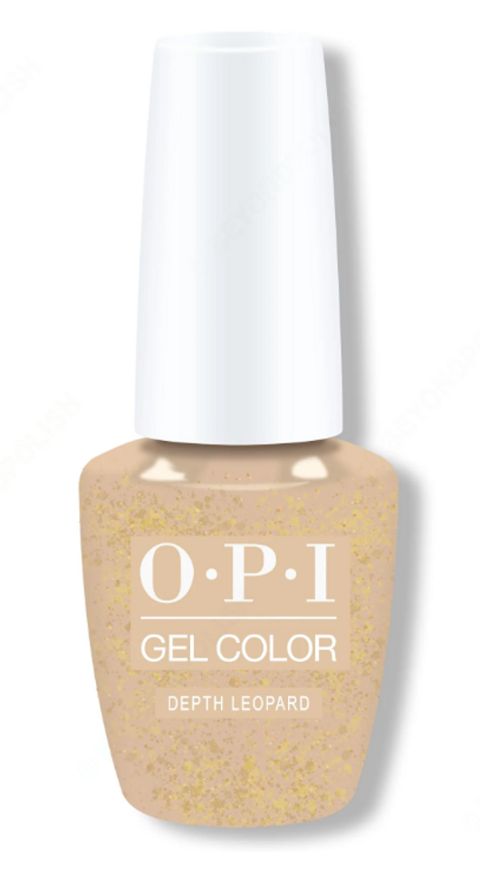 OPI GelColor Depth Leopard Glitter - .5 Oz / 15 mL