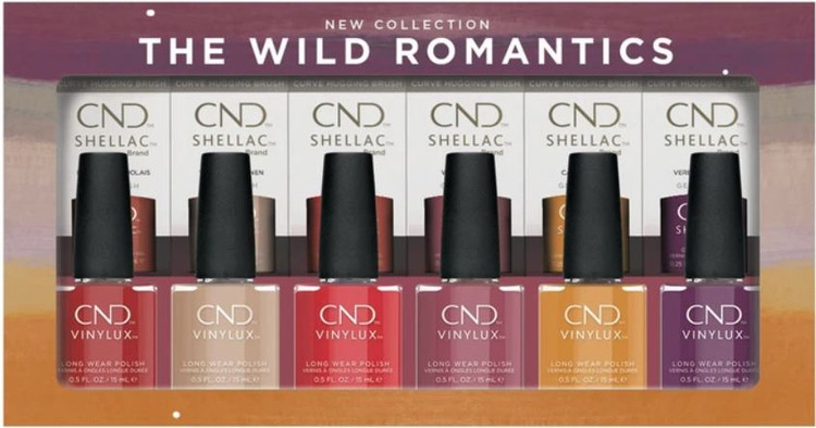 CND Shellac & CND Vinylux Wild Romantics Prepack - 12 PC***No Display
