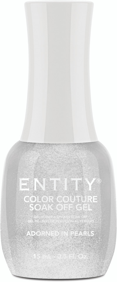 Entity Color Couture Soak Off Gel ADORNED IN PEARLS  - 15 mL / .5 fl oz
