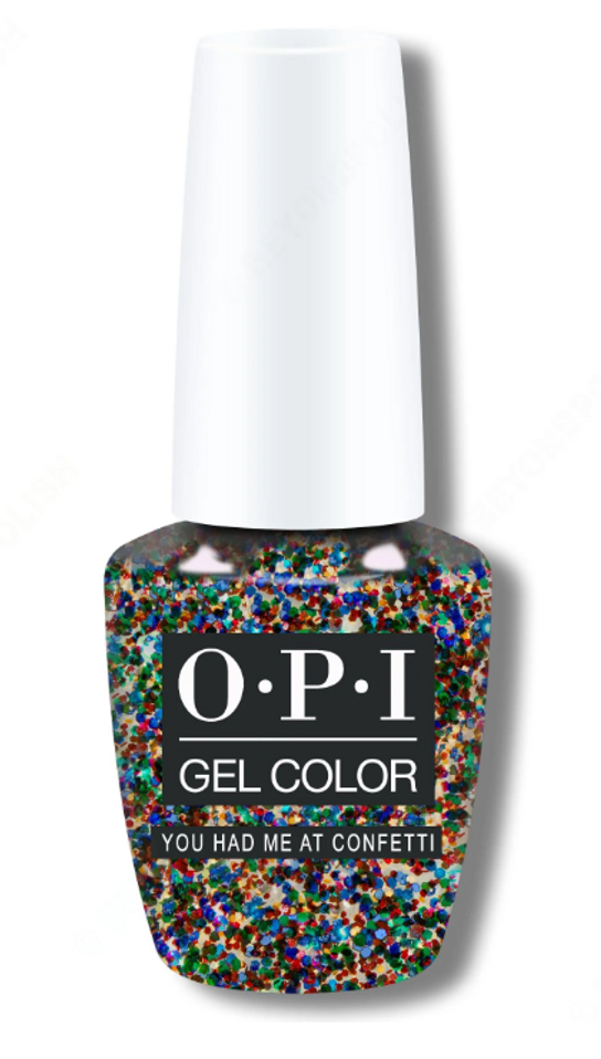 OPI GelColor You Had Me at Confetti - .5 Oz / 15 mL