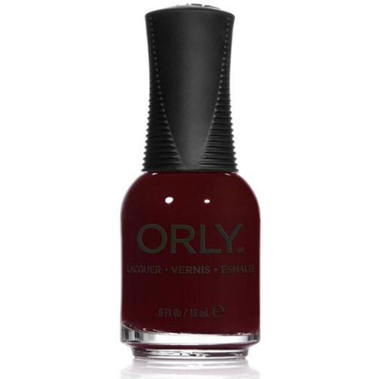 ORLY Nail Lacquer Bus Stop Crimson - .6 fl oz / 18 mL
