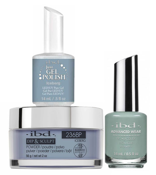 ibd Gel & Dip & Lacquer Trio Set Iceberg