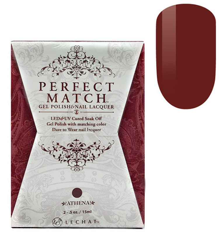LeChat Perfect Match Gel Polish & Nail Lacquer Athena - .5oz