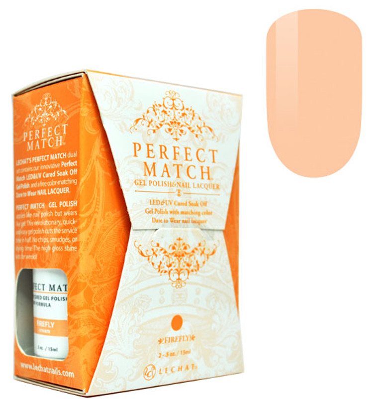 LeChat Perfect Match Gel Polish & Nail Lacquer Firefly- .5oz