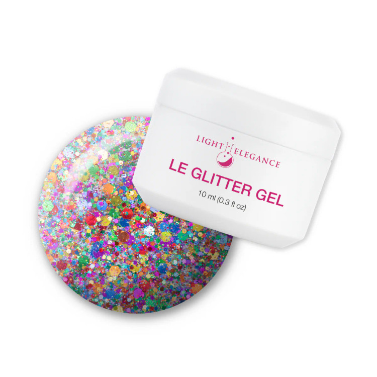 Light Elegance UV/LED Glitter Gel Everyone's A Critic - 10 ml