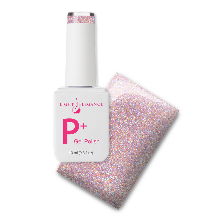 Light Elegance P+ Glitter Gel Polish Over the Moon - 10 ml
