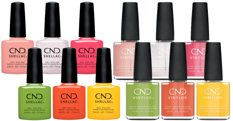 CND Shellac & Vinylux DUO Gleam & Glow Summer 2024 Collection