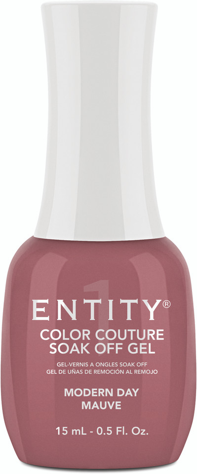 Entity Color Couture Soak Off Gel MODERN DAY MAUVE - 15 mL / .5 fl oz