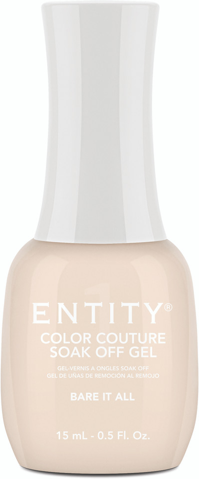 Entity Color Couture Soak Off Gel BARE IT ALL - 15 mL / .5 fl oz