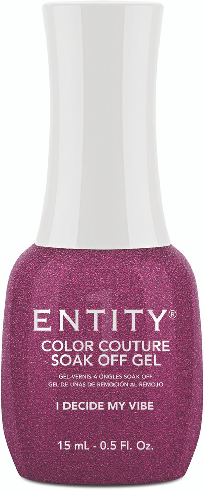 Entity Color Couture Soak Off Gel I DECIDE MY VIBE - 15 mL / .5 fl oz