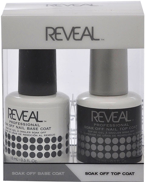 Reveal Gel Polish & Nail Lacquer Matching Duo Soak Off Top & Base