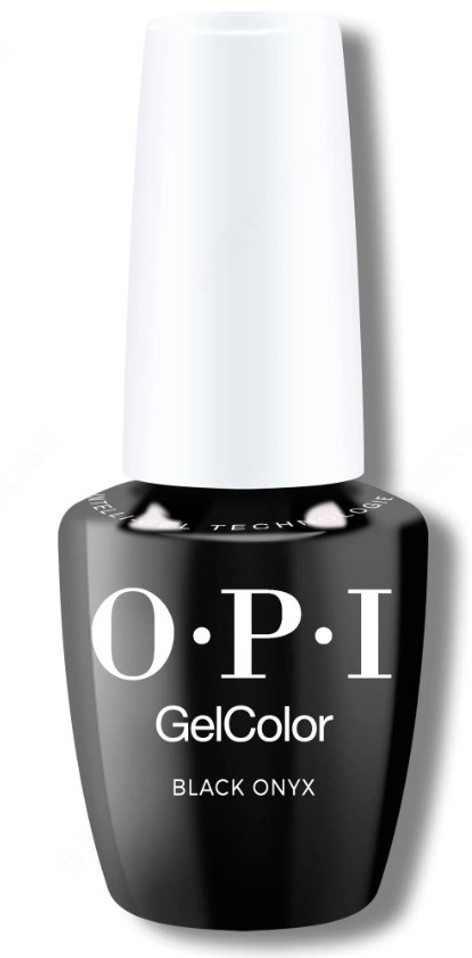OPI GelColor Intelli-Gel Black Onyx GCT02 - 0.5 oz (15 mL)