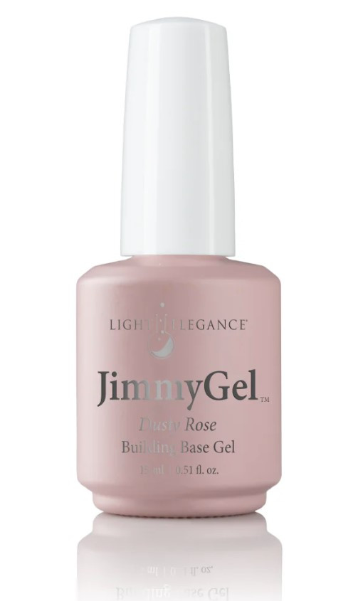 Light Elegance Dusty Rose JimmyGel Soak-Off Building Base - 15 mL