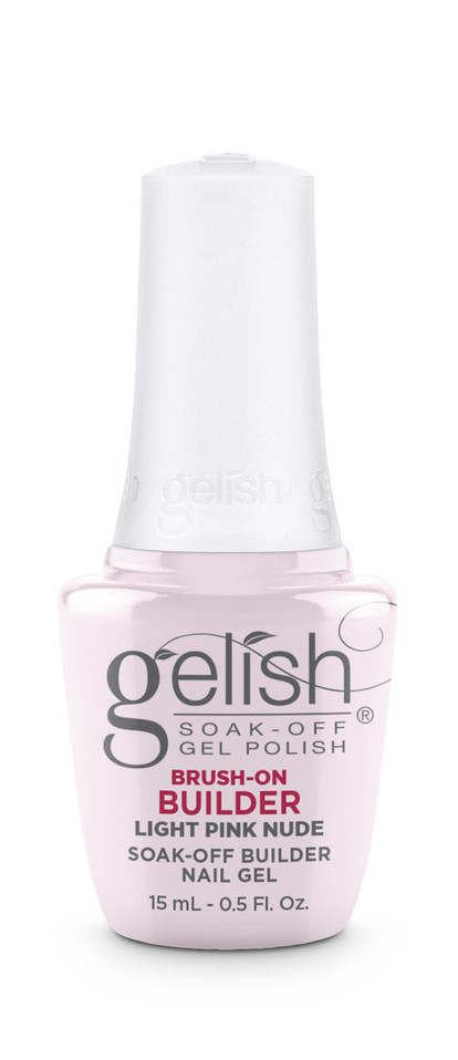 Gelish HEMA-Free Brush-On Builder Light Pink Nude - 15 mL / .5 fl oz