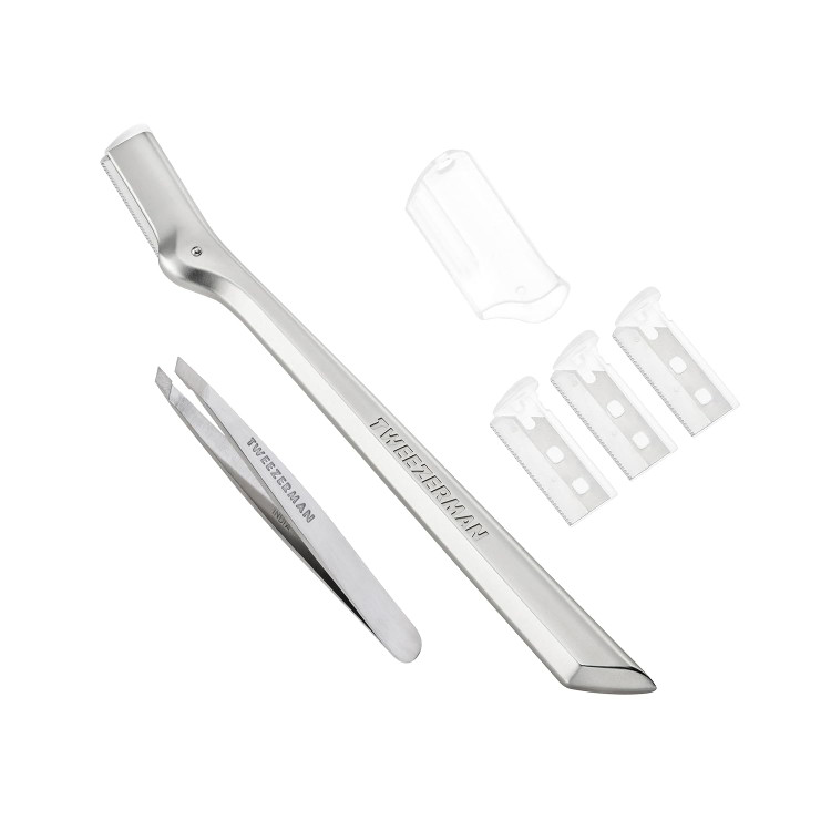 Tweezerman Brow Razor and Mini Tweezer Set