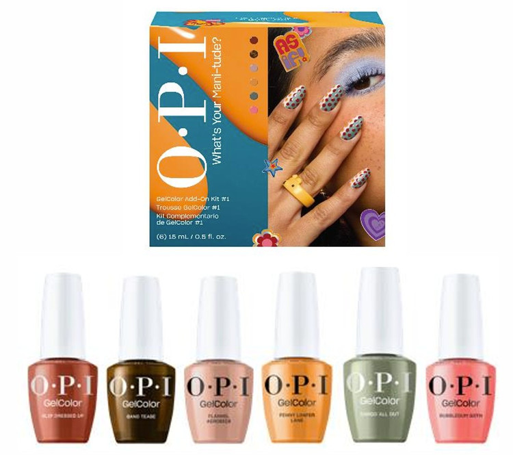 OPI GelColor Fall 2025 What's Your Mani??tude? Collection ADD-ON Kit #1