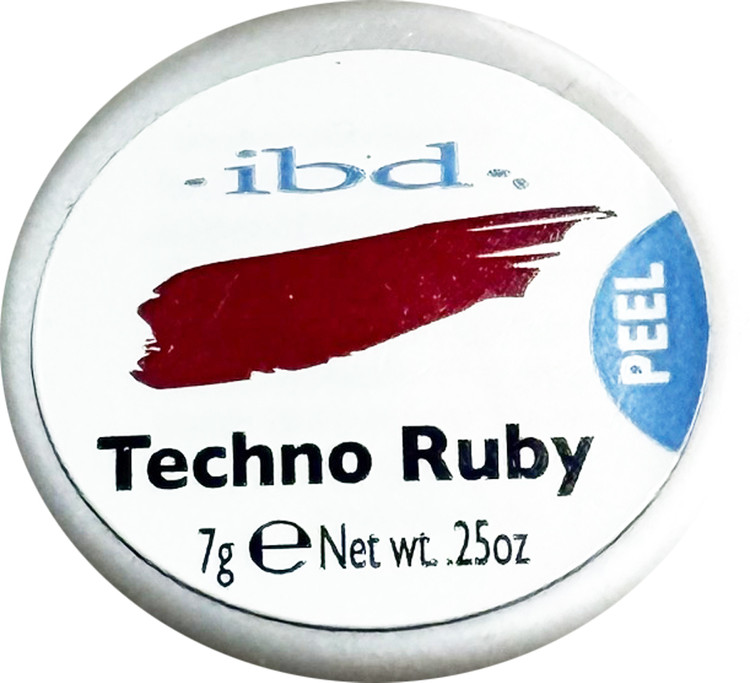 ibd Gel Polish Techno Ruby - .25 oz / 7g