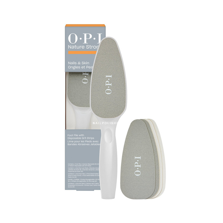 OPI Nature Strong Dual Sided Foot File with Disposable Grit