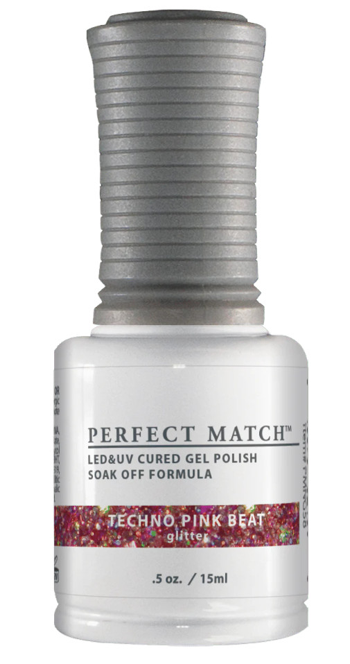 LeChat Perfect Match Gel Polish Techno Pink Beat - 0.5oz. (15ml)