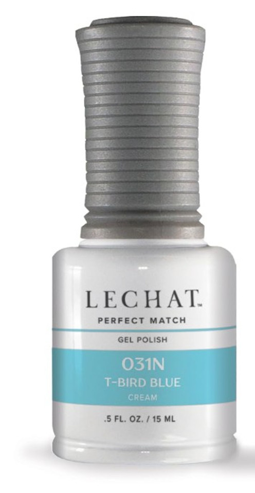 LeChat Perfect Match Gel Polish T-Bird Blue - 0.5oz. (15ml)