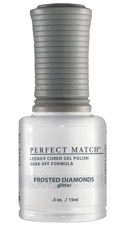 LeChat Perfect Match Gel Polish Frosted Diamonds - 0.5oz. (15ml)