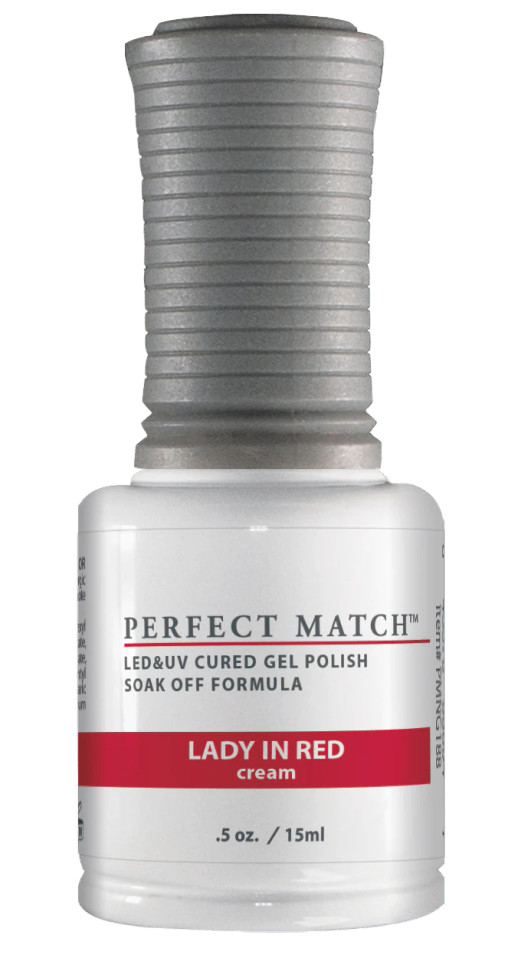 LeChat Perfect Match Gel Polish Red Haute - 0.5oz. (15ml)