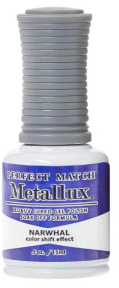 LeChat Perfect Match Metalux Gel Polish Narwhal - 5oz