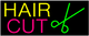 Neon Sign - Hair Cut Logo