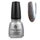 China Glaze Nail Polish Lacquer Platinum Silver - .5oz