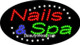 Electric Flashing & Chasing LED Sign0: Nails & Spa