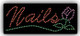 Electric LED Sign - Nails 2363