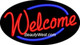 Neon Flashing Sign: Welcome