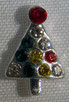 3D Christmas Rhinestones Crystal Nail Metal Charms - 3DX06