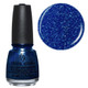 China Glaze Nail Polish Lacquer Blue-Ya ! -.5oz