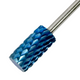 Blue Nano Coated Carbide Nail Drill Bit - 3/32" 3-EXTRA COARSE