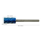 Blue Nano Coated Carbide Nail Drill Bit - 3/32" 4-EXTRA COARSE