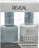 Reveal Gel Polish & Nail Lacquer Matching Duo - BABY BLUE - .5 oz