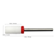 White Ceramic Large Barrel Nail Bit - 3/32" Shank - Fine (Unchamfered Edge)