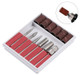 NDi beauty Diamond Nail Drill Bits Set (6 Bits + 6 sanding heads) - 3/32 Shank