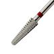 Titanium Cone Shape Nail Carbide Bit (Fine / Silver) -  3/32" Shank