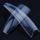 Lamour Coffin Nail Square - Clear 110 tips