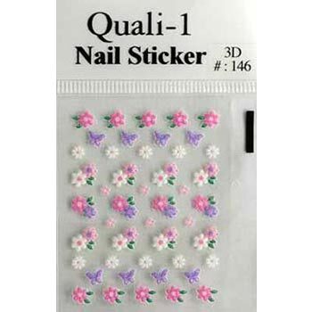 3-D Design Nail Stickers