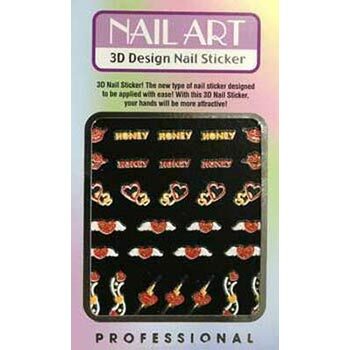 3-D Holiday Nail Stickers
