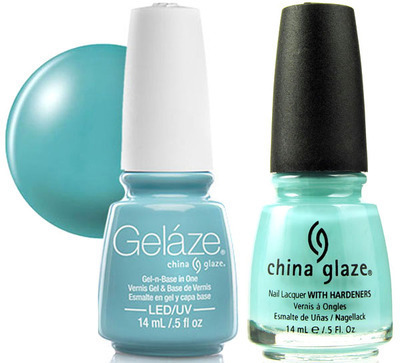China Glaze Gelaze Gel Polish & Nail Lacquer DUO
