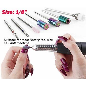 Rotary Cable Shaft Bits 1/8" Shank