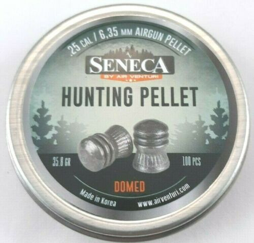 SENECA Domed .25 cal 35.8 gr Airgun pellets